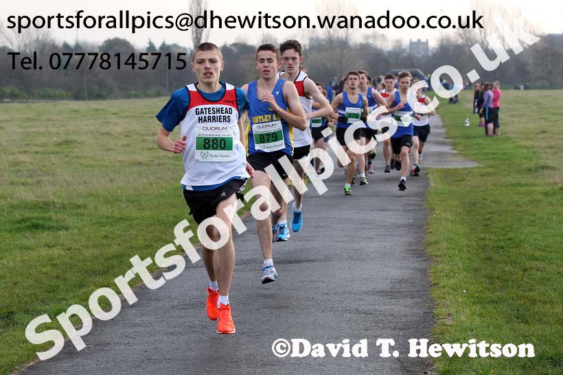 Under-17s and under-20s Heaton Harriers Memorial Road Race. Photo: David T. Hewitson/Sports for All Pics
